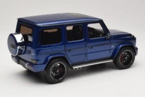 Mercedes G 63 AMG W463 Blue Metallic Minichamps 1:18 110037061 Metal - imaginea 3 din 8