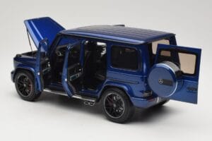 Mercedes G 63 AMG W463 Blue Metallic Minichamps 1:18 110037061 Metal - imaginea 5 din 8