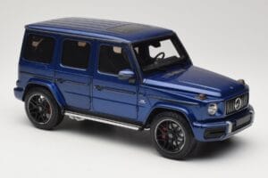 Mercedes G 63 AMG W463 Blue Metallic Minichamps 1:18 110037061 Metal - imaginea 6 din 8
