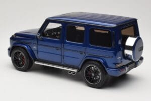 Mercedes G 63 AMG W463 Blue Metallic Minichamps 1:18 110037061 Metal - imaginea 7 din 8
