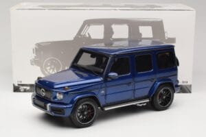 Mercedes G 63 AMG W463 Blue Metallic Minichamps 1:18 110037061 Metal - imaginea 8 din 8