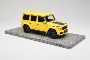 Mercedes Brabus 850 6.0 Widestar G63 W463 Electric Beam Yellow Minichamps 1:18 107032402 Metal - imaginea 4 din 6
