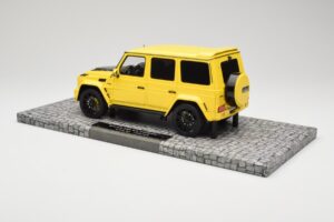 Mercedes Brabus 850 6.0 Widestar G63 W463 Electric Beam Yellow Minichamps 1:18 107032402 Metal - imaginea 5 din 6