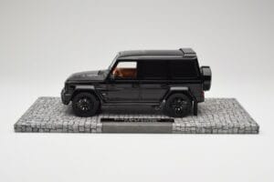 Mercedes Brabus 850 6.0 Widestar G63 W463 Obsidian Black Metallic Minichamps 1:18 107032400 Metal - imaginea 3 din 6