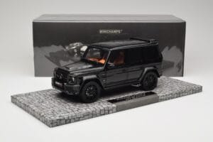 Mercedes Brabus 850 6.0 Widestar G63 W463 Obsidian Black Metallic Minichamps 1:18 107032400 Metal - imaginea 6 din 6