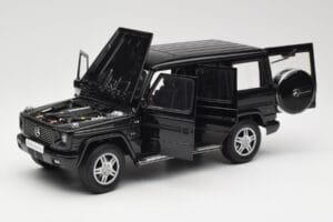 Mercedes G-Class G 500 W463 Smaragd Black Metallic AUTOart 1:18 76101 Metal - imaginea 2 din 8