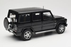 Mercedes G-Class G 500 W463 Smaragd Black Metallic AUTOart 1:18 76101 Metal - imaginea 3 din 8