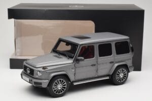 Mercedes G-Class G500 W463A Designo Platinum Magno Minichamps 1:18 B66960811 Metal - imaginea 8 din 8