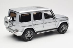 Mercedes G-Class G 500 W463A Iridium Silver Metallic Minichamps 1:18 113037112 Metal - imaginea 3 din 8