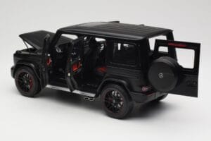 Mercedes G-Class G63 AMG W463A Matt Black Minichamps 1:18 110037064 Metal - imaginea 5 din 8