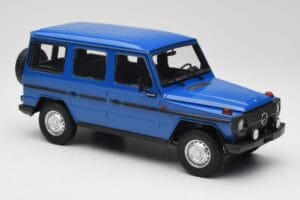 Mercedes G-Class W460 LWB Albastru Închis Minichamps 1:18 155038100 Metal - imaginea 4 din 6