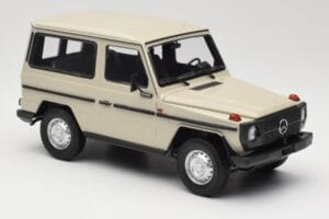 Mercedes G-Class W460 SWB Grey Metallic Minichamps 1:18 155038004 Metal - imaginea 4 din 6