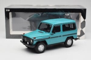 Mercedes G-Class W460 SWB Turcoaz Minichamps 1:18 155038001 Metal - imaginea 6 din 6