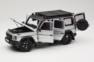 Mercedes G-Class W463 Iridium Silver Norev 1:18 183030 Metal - imaginea 2 din 8