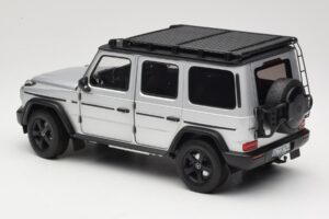 Mercedes G-Class W463 Iridium Silver Norev 1:18 183030 Metal - imaginea 7 din 8