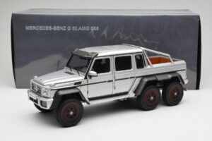 Mercedes AMG G63 W463 6x6 Iridium Argintiu AUTOart 1:18 76301 Compozit - imaginea 8 din 8