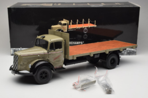 Mercedes L6600 Rungewagen Gri Negru Minichamps 1:18 109031050 Metal - imaginea 8 din 8
