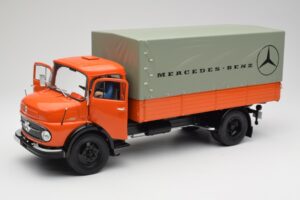 Mercedes L911 Portocaliu Schuco 1:18 450044700 Metal - imaginea 2 din 8