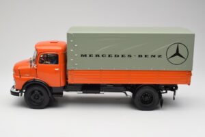 Mercedes L911 Portocaliu Schuco 1:18 450044700 Metal - imaginea 4 din 8