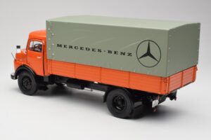 Mercedes L911 Portocaliu Schuco 1:18 450044700 Metal - imaginea 7 din 8