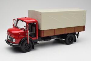 Mercedes L 911 Roșu Schuco 1:18 450016400 Metal - imaginea 2 din 8