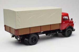 Mercedes L 911 Roșu Schuco 1:18 450016400 Metal - imaginea 3 din 8