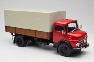 Mercedes L 911 Roșu Schuco 1:18 450016400 Metal - imaginea 6 din 8