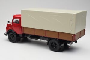 Mercedes L 911 Roșu Schuco 1:18 450016400 Metal - imaginea 7 din 8