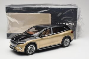 Mercedes Maybach EQS 680 V297 Bej NZG 1:18 B66960592 Metal - imaginea 8 din 8