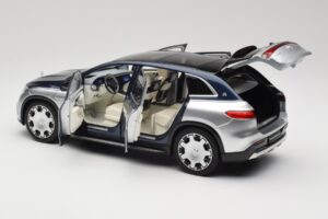 Mercedes Maybach EQS 680 V297 Albastru NZG 1:18 1060/23 Metal - imaginea 5 din 8