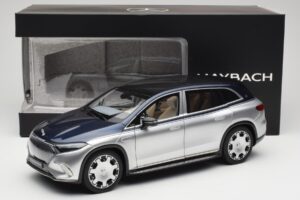 Mercedes Maybach EQS 680 V297 Albastru NZG 1:18 1060/23 Metal - imaginea 8 din 8