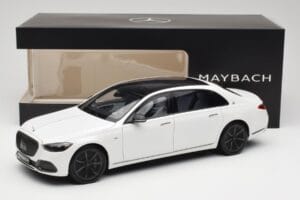 Mercedes Maybach S 680 X223 Diamond White Norev 1:18 B66960666 Metal - imaginea 8 din 8