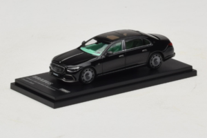 Mercedes Maybach S-Class W223 Brabus S850 Masterpiece Obsidian Black Almost Real 1:64 660101001 Metal - imaginea 2 din 7