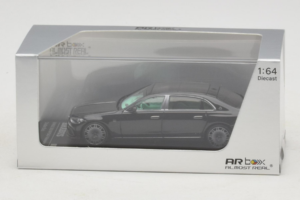 Mercedes Maybach S-Class W223 Brabus S850 Masterpiece Obsidian Black Almost Real 1:64 660101001 Metal - imaginea 7 din 7
