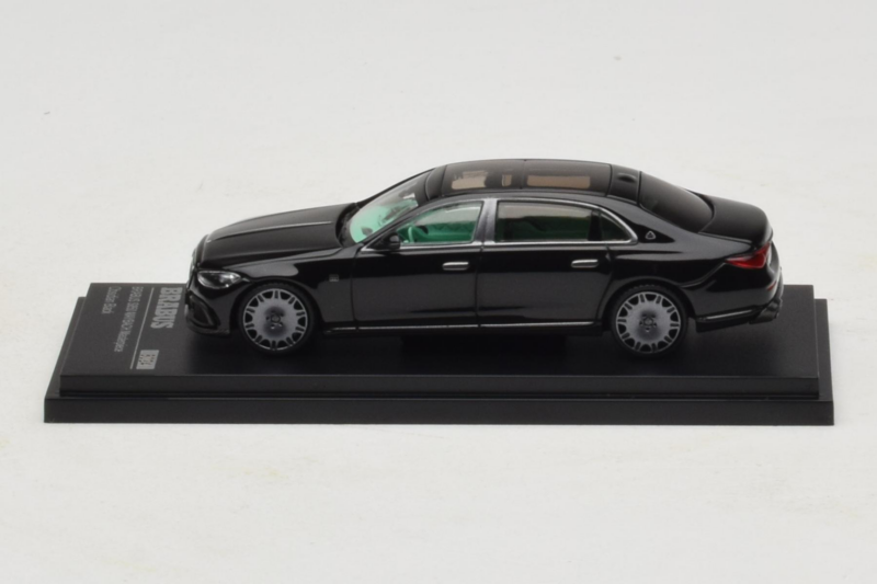 Mercedes Maybach S-Class W223 Brabus S850 Masterpiece Obsidian Black Almost Real 1:64 660101001 Metal