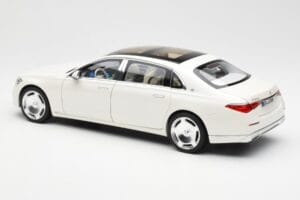 Mercedes Maybach S680 4Matic X223 Diamond Alb Norev 1:18 183918 Metal - imaginea 7 din 8