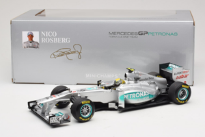 Mercedes MGP W02 #8 N. Rosberg Mercedes GP 2011 Minichamps 1:18 110110008 Metal - imaginea 7 din 7