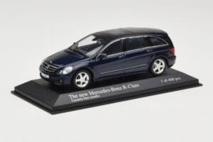 Mercedes R-Class W251 Tanzanite Blue Minichamps 1:43 B66962215 Metal - imaginea 2 din 4
