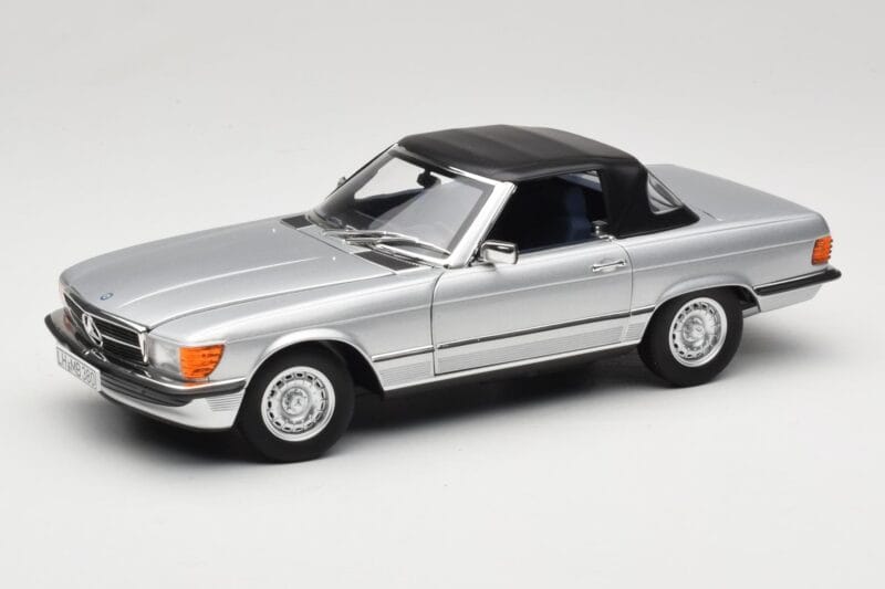 Mercedes R107 380 SL Argintiu Norev 1:18 183725 Metal