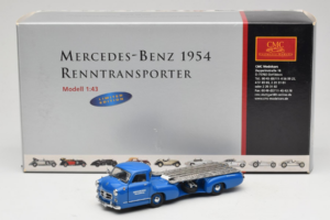 Mercedes Renntransporter Blue Wonder CMC 1:43 M-036K Metal - imaginea 8 din 8