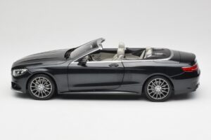 Mercedes S-Class Cabriolet A217 Magnetite Negru Metalic Norev 1:18 B66960354 Metal - imaginea 4 din 8