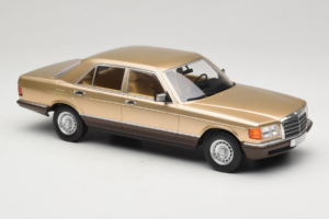 Mercedes S-Class W126 Metallic Beige MCG 1:18 MCG18548 Metal - imaginea 4 din 6