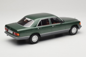 Mercedes S-Class W126 Metallic Green MCG 1:18 MCG18549 Metal - imaginea 2 din 6