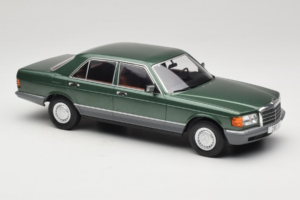 Mercedes S-Class W126 Metallic Green MCG 1:18 MCG18549 Metal - imaginea 4 din 6