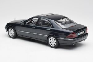 Mercedes S-Class W220 Albastru Maisto 1:18 56051 Metal - imaginea 7 din 8