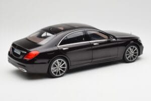 Mercedes S-Class W222 AMG Line Ruby Negru Metallic Norev 1:18 183483 Metal - imaginea 3 din 8