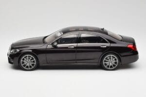 Mercedes S-Class W222 AMG Line Ruby Negru Metallic Norev 1:18 183483 Metal - imaginea 4 din 8