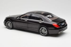 Mercedes S-Class W222 AMG Line Ruby Negru Metallic Norev 1:18 183483 Metal - imaginea 7 din 8