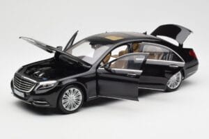 Mercedes S-Class W222 Negru Metallic Norev 1:18 183480 Metal - imaginea 2 din 8