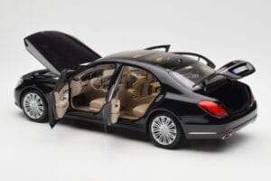 Mercedes S-Class W222 Negru Metallic Norev 1:18 183480 Metal - imaginea 5 din 8
